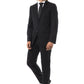 Black Virgin Wool Men Suit