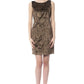 Brown Viscose Women Dress
