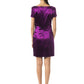 Violet Acrylic Women Dress