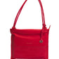 Red Leather Women Shoulder Bag