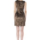 Brown Viscose Women Dress