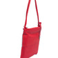 Red Leather Women Shoulder Bag