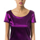 Violet Acrylic Women Dress