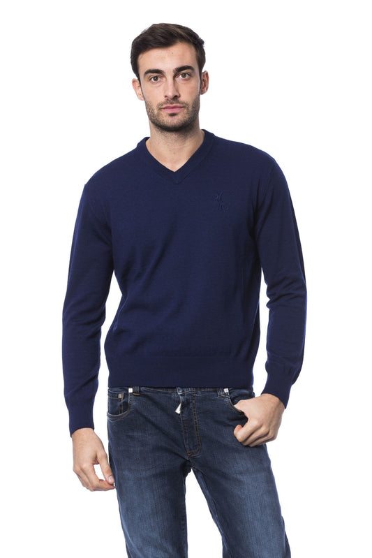 Blue Merino Men Sweater