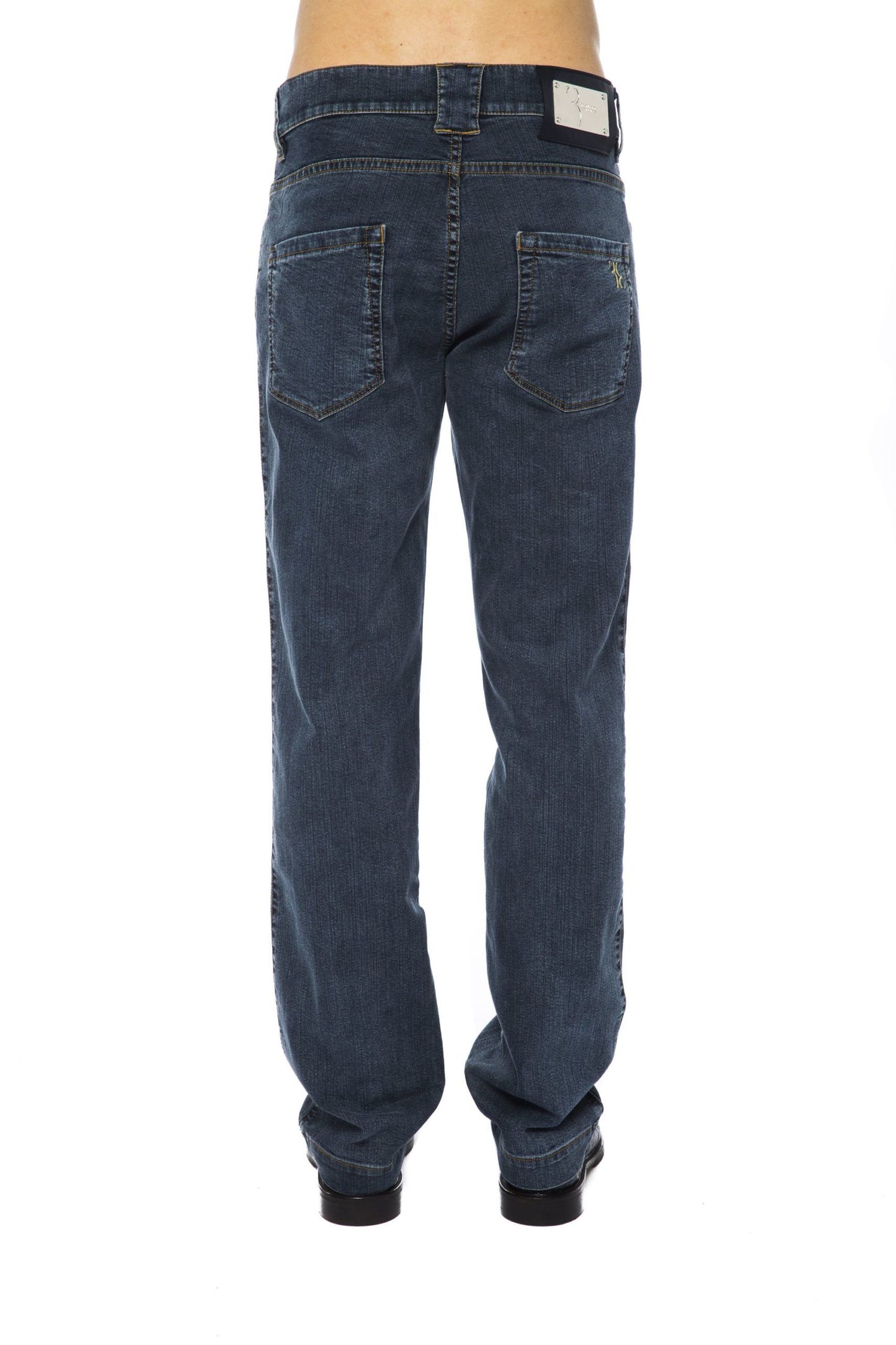 Blue Cotton Men Jean