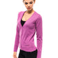 Violet Wool Women Cardigan