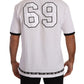 Royal Crown Motif Crew Neck Tee