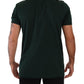 Elegant Dark Green Crew Neck Tee