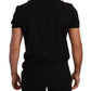 Elegant Crown Bee Embellished Cotton T-Shirt