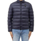 Blue Nylon Men Jacket