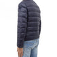 Blue Nylon Men Jacket