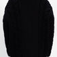 Black Wool Women Cardigan