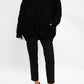 Black Wool Women Cardigan