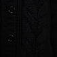 Black Wool Women Cardigan