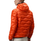 Orange Nylon Men Jacket