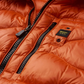 Orange Nylon Men Jacket