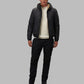 Black Nylon Men Jacket