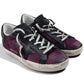 Purple Leather Women Sneaker
