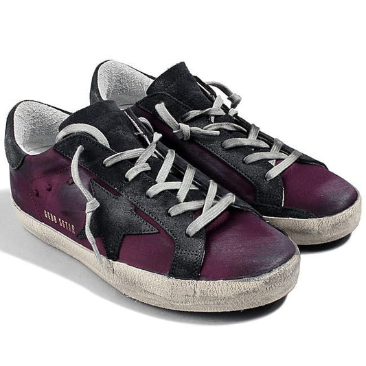 Purple Leather Women Sneaker