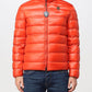 Orange Nylon Men Jacket