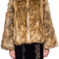 Eco Luxe Brown Faux Fur Jacket