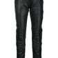 Black Lambskin Women Trouser
