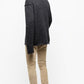 Gray Cotton Men Sweater
