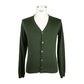 Green Polyester Men Sweater