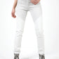 White Cotton Women Trouser