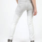 White Cotton Women Trouser