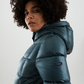 Green Nylon Women Jacket