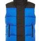Blue Polyester Men Vest