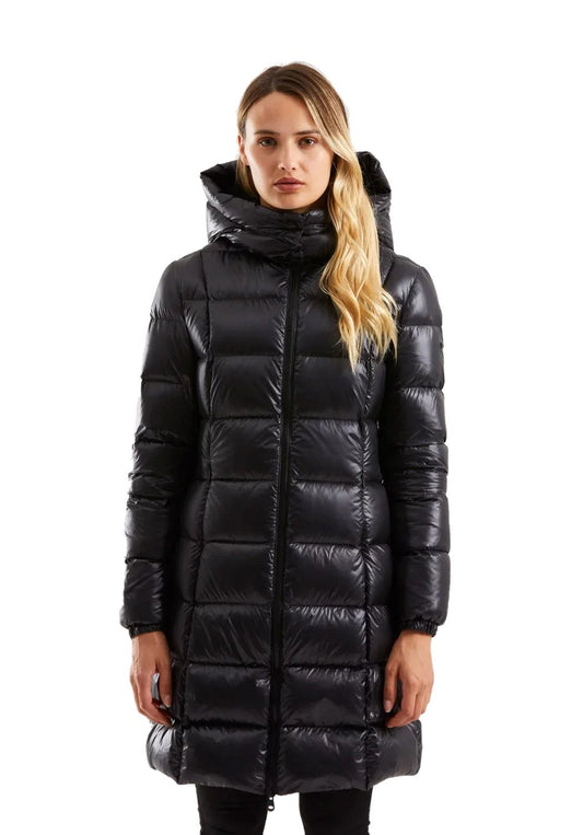 Black Nylon Women Jacket