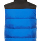 Blue Polyester Men Vest