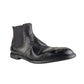 Blue Calfskin Men Boot