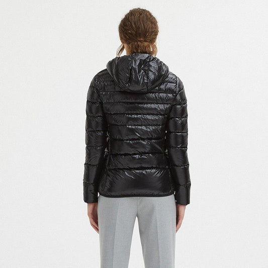 Black Nylon Women Jacket