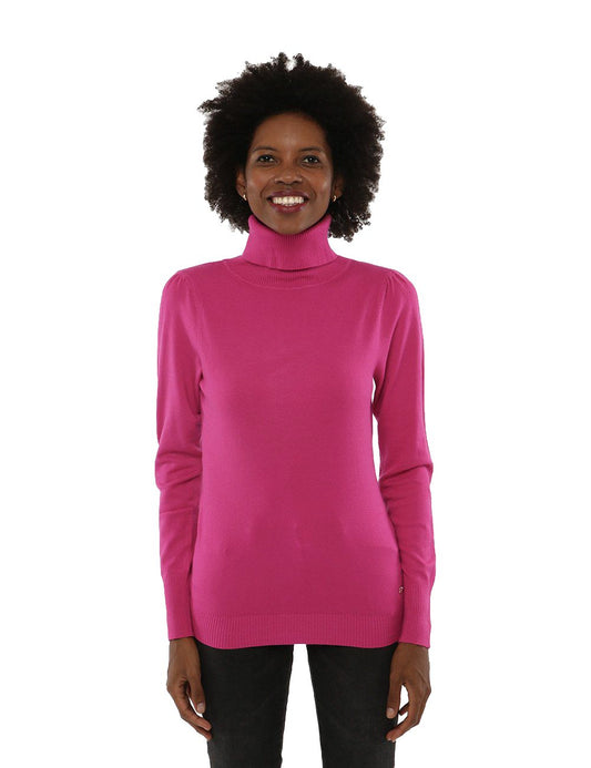 Fuchsia Viscose Women Sweater