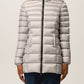 Chic Padded Down Jacket with Fur Hood