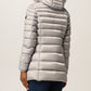 Chic Padded Down Jacket with Fur Hood