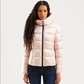 Chic Short Quilted Down Jacket with Maxi Hood