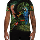 Jungle Print Crew Neck Cotton Tee