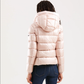 Chic Short Quilted Down Jacket with Maxi Hood