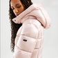 Chic Short Quilted Down Jacket with Maxi Hood