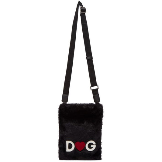 Black Calf Leather Women Handbag