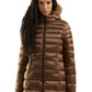 Brown Polyamide Women Coat