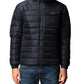 Blue Nylon Men Jacket
