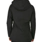 Elegant Black Hooded Down Jacket for Women