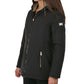 Elegant Black Hooded Down Jacket for Women