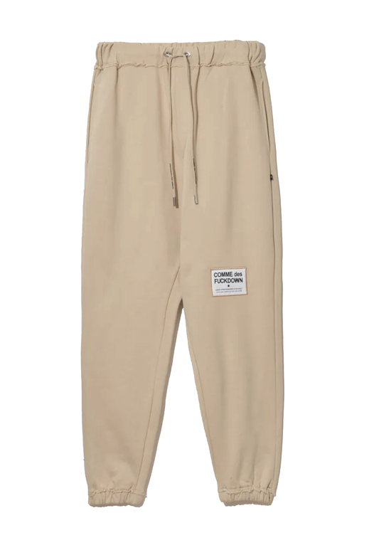 Beige Cotton Men Pant
