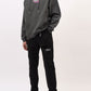 Gray Cotton Men Sweater